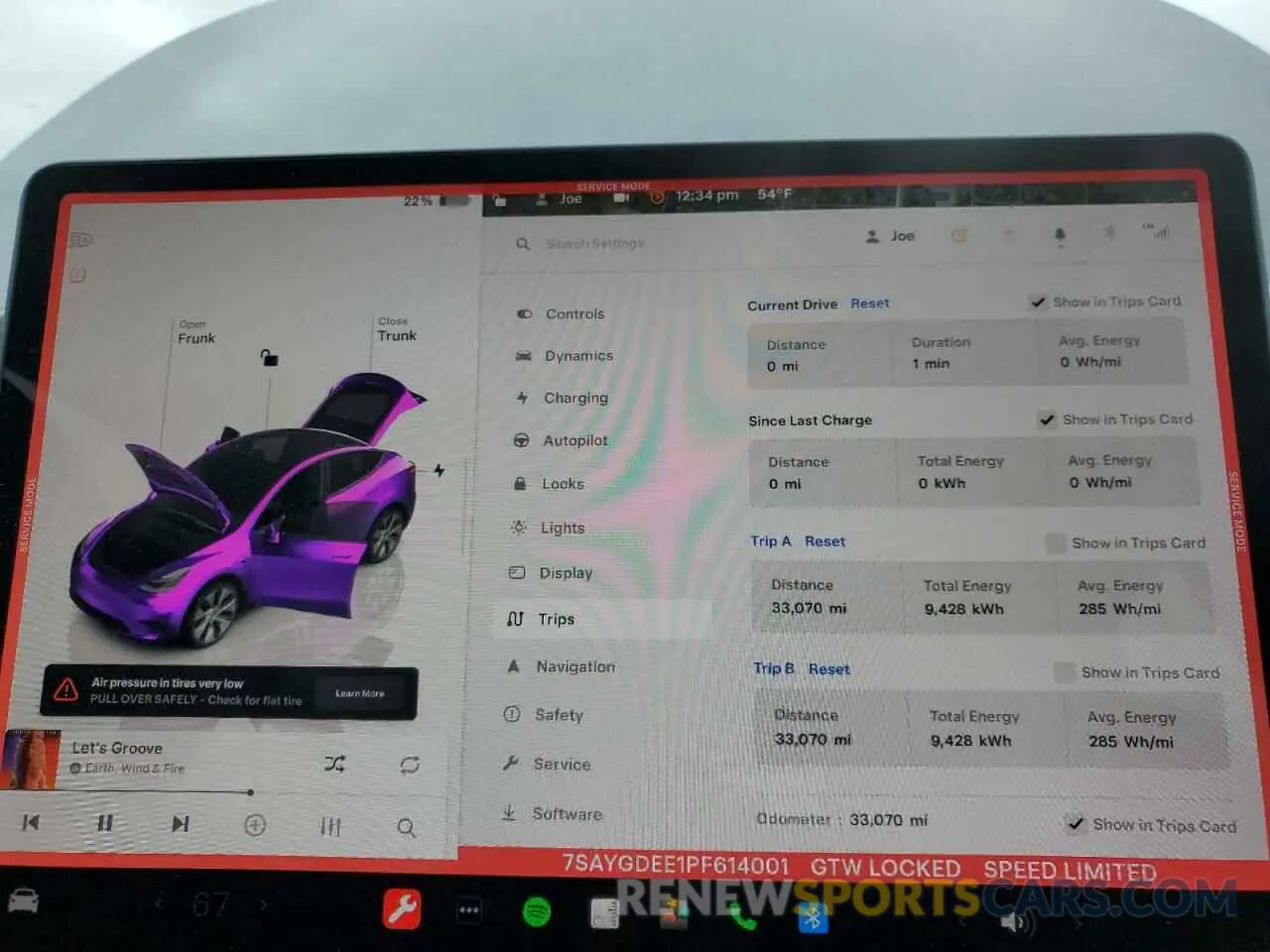 9 Photograph of a damaged car 7SAYGDEE1PF614001 TESLA MODEL Y 2023