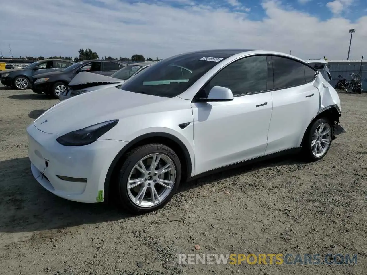1 Photograph of a damaged car 7SAYGDEE1PF633311 TESLA MODEL Y 2023