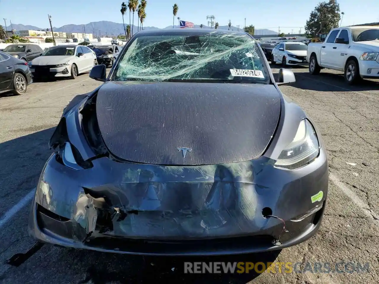 5 Photograph of a damaged car 7SAYGDEE1PF637410 TESLA MODEL Y 2023