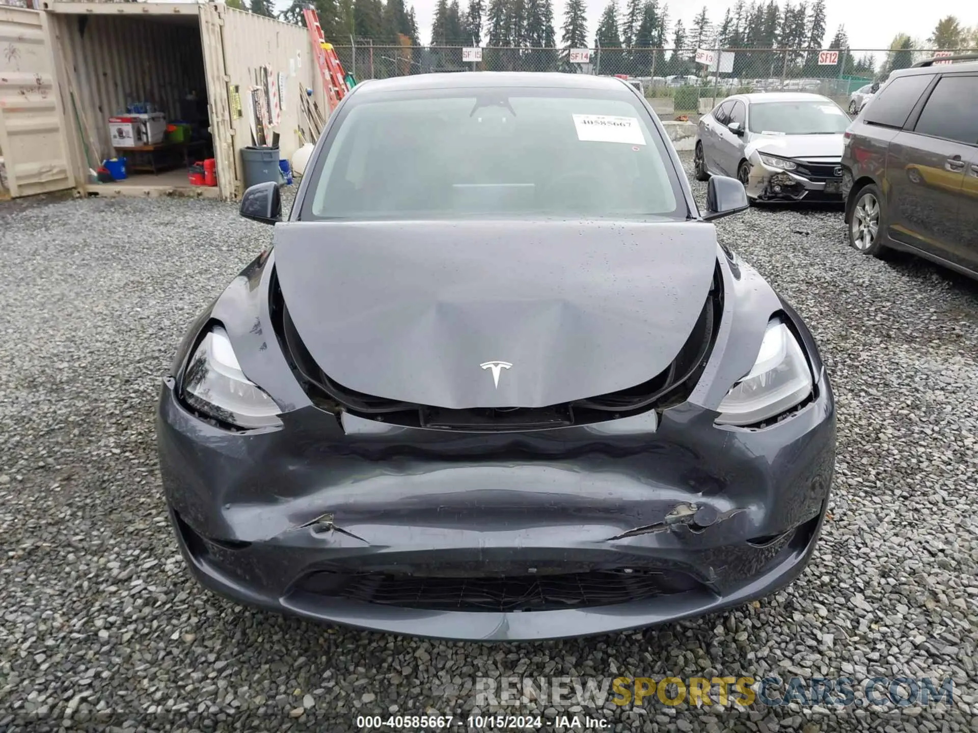 12 Photograph of a damaged car 7SAYGDEE1PF645877 TESLA MODEL Y 2023