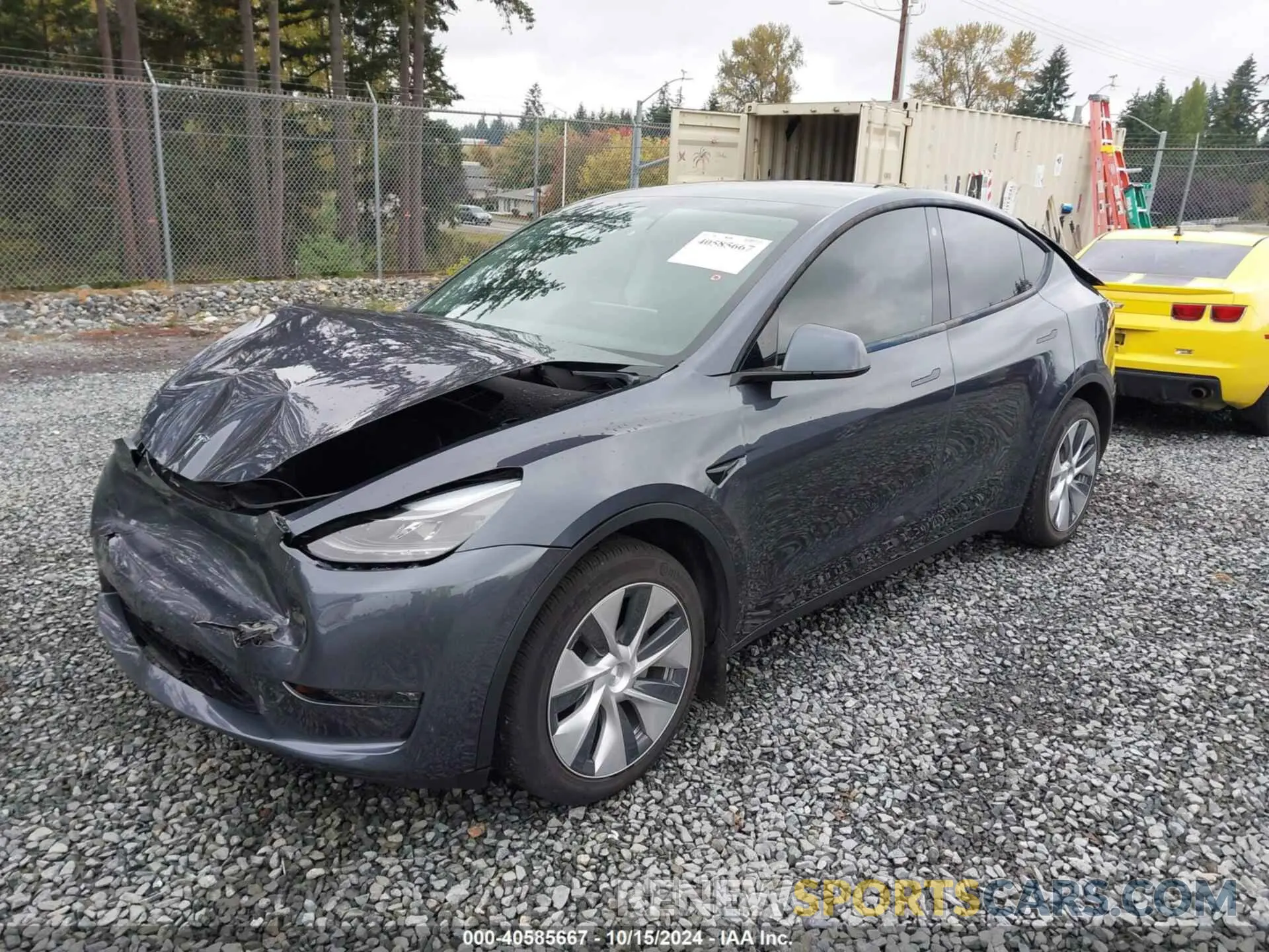 2 Photograph of a damaged car 7SAYGDEE1PF645877 TESLA MODEL Y 2023