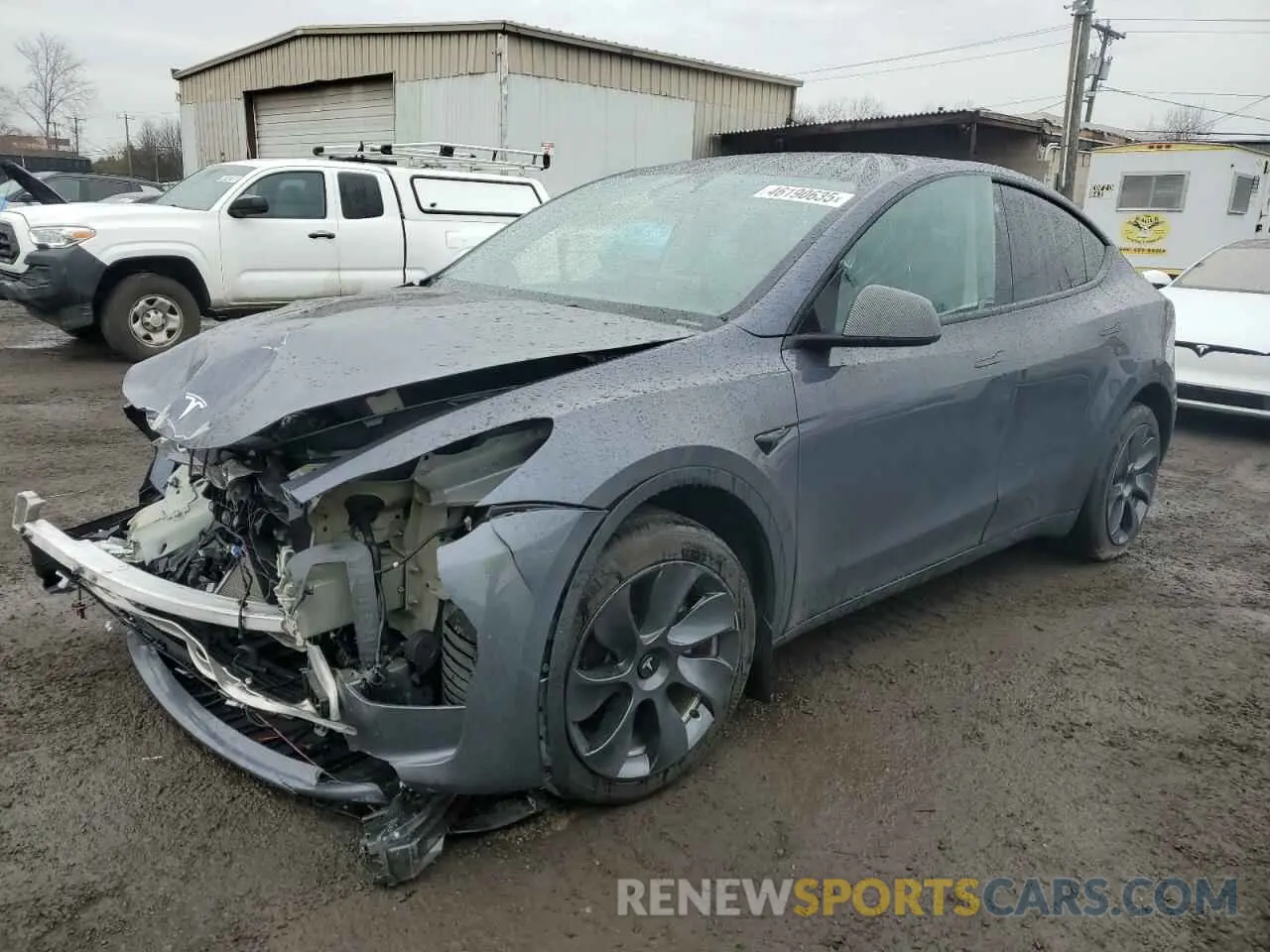 1 Photograph of a damaged car 7SAYGDEE1PF684209 TESLA MODEL Y 2023