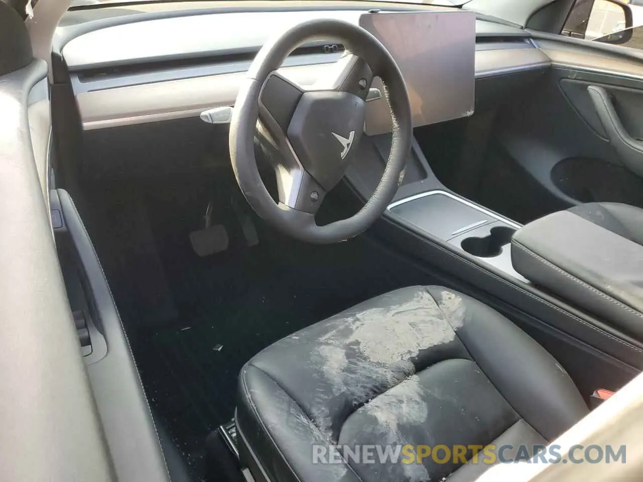 8 Photograph of a damaged car 7SAYGDEE1PF693055 TESLA MODEL Y 2023