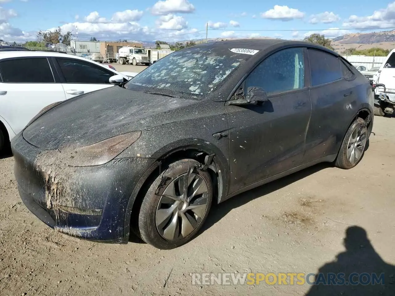 1 Photograph of a damaged car 7SAYGDEE1PF714616 TESLA MODEL Y 2023