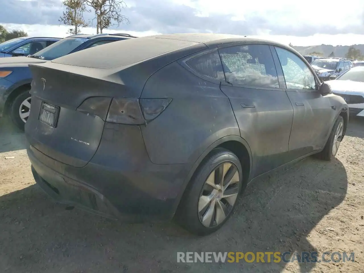 3 Photograph of a damaged car 7SAYGDEE1PF714616 TESLA MODEL Y 2023