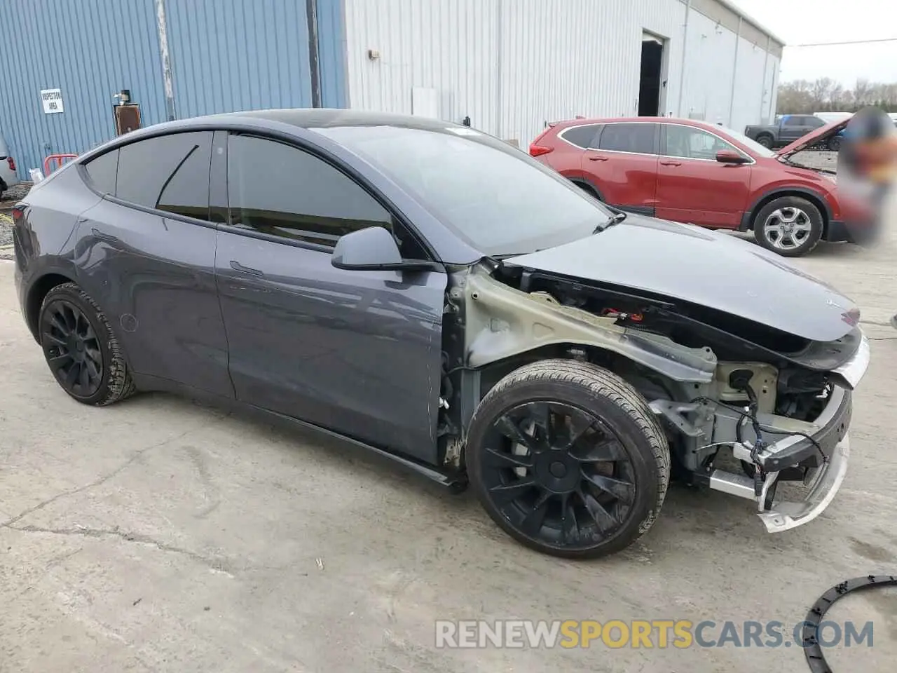 4 Photograph of a damaged car 7SAYGDEE1PF753688 TESLA MODEL Y 2023