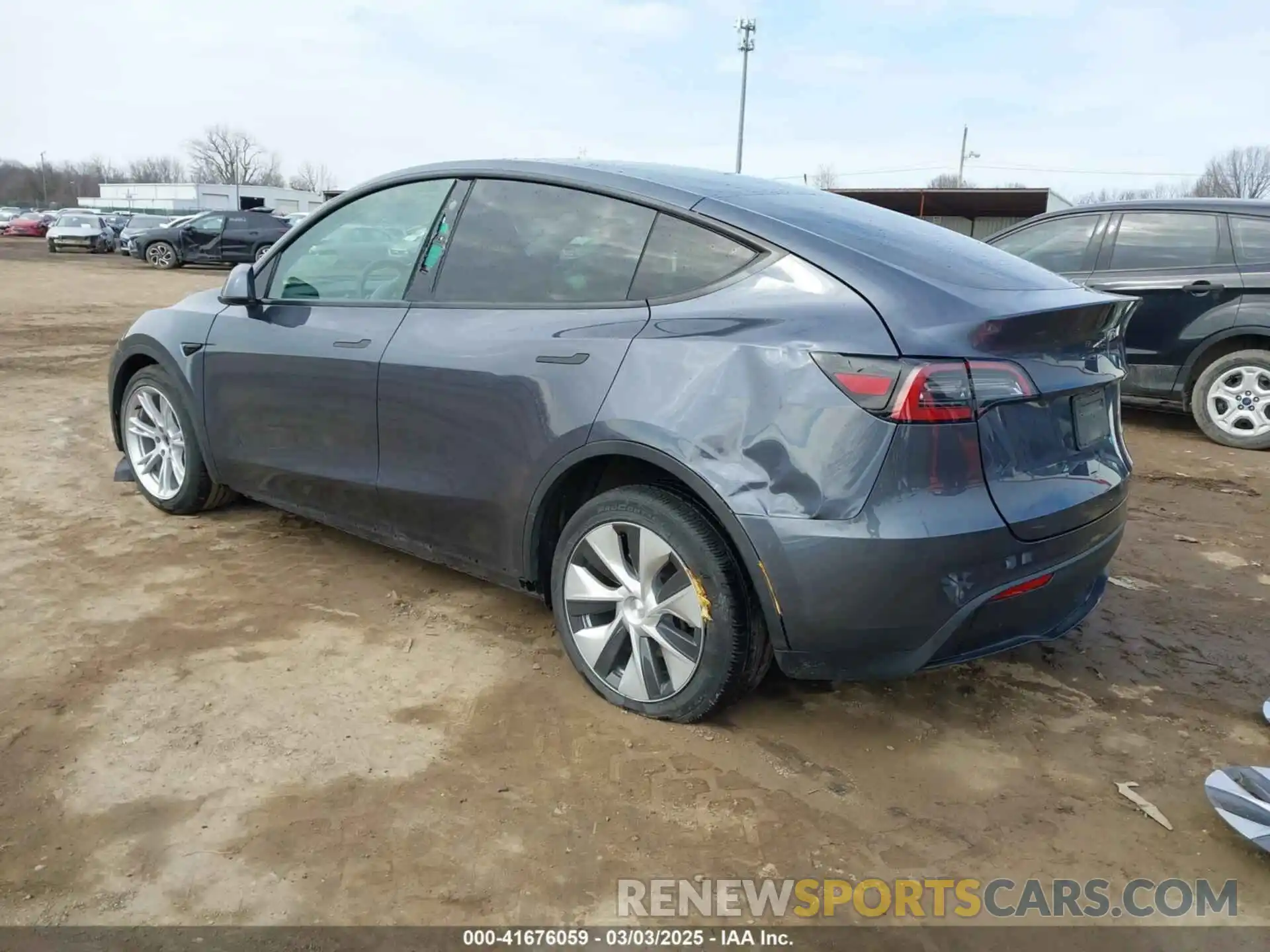 3 Photograph of a damaged car 7SAYGDEE1PF755666 TESLA MODEL Y 2023