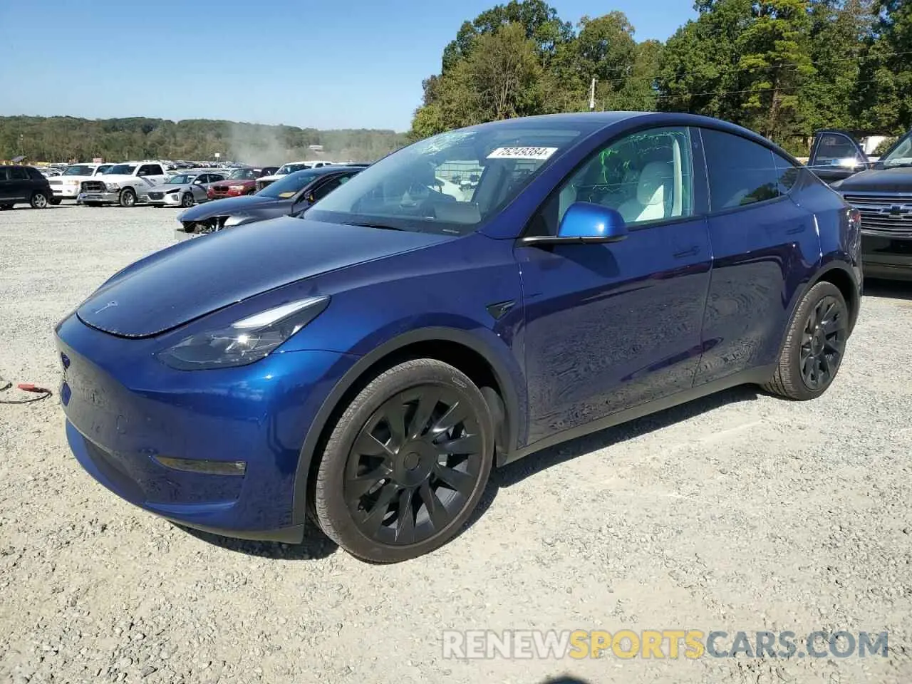 1 Photograph of a damaged car 7SAYGDEE1PF758373 TESLA MODEL Y 2023