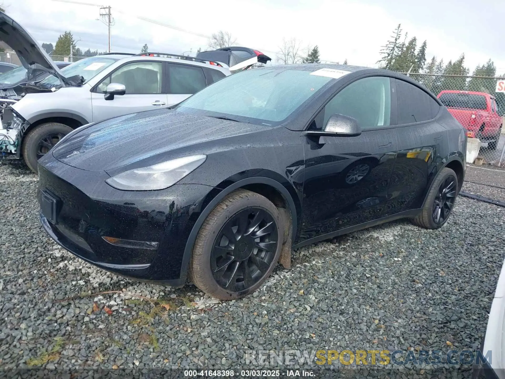 2 Photograph of a damaged car 7SAYGDEE1PF836506 TESLA MODEL Y 2023