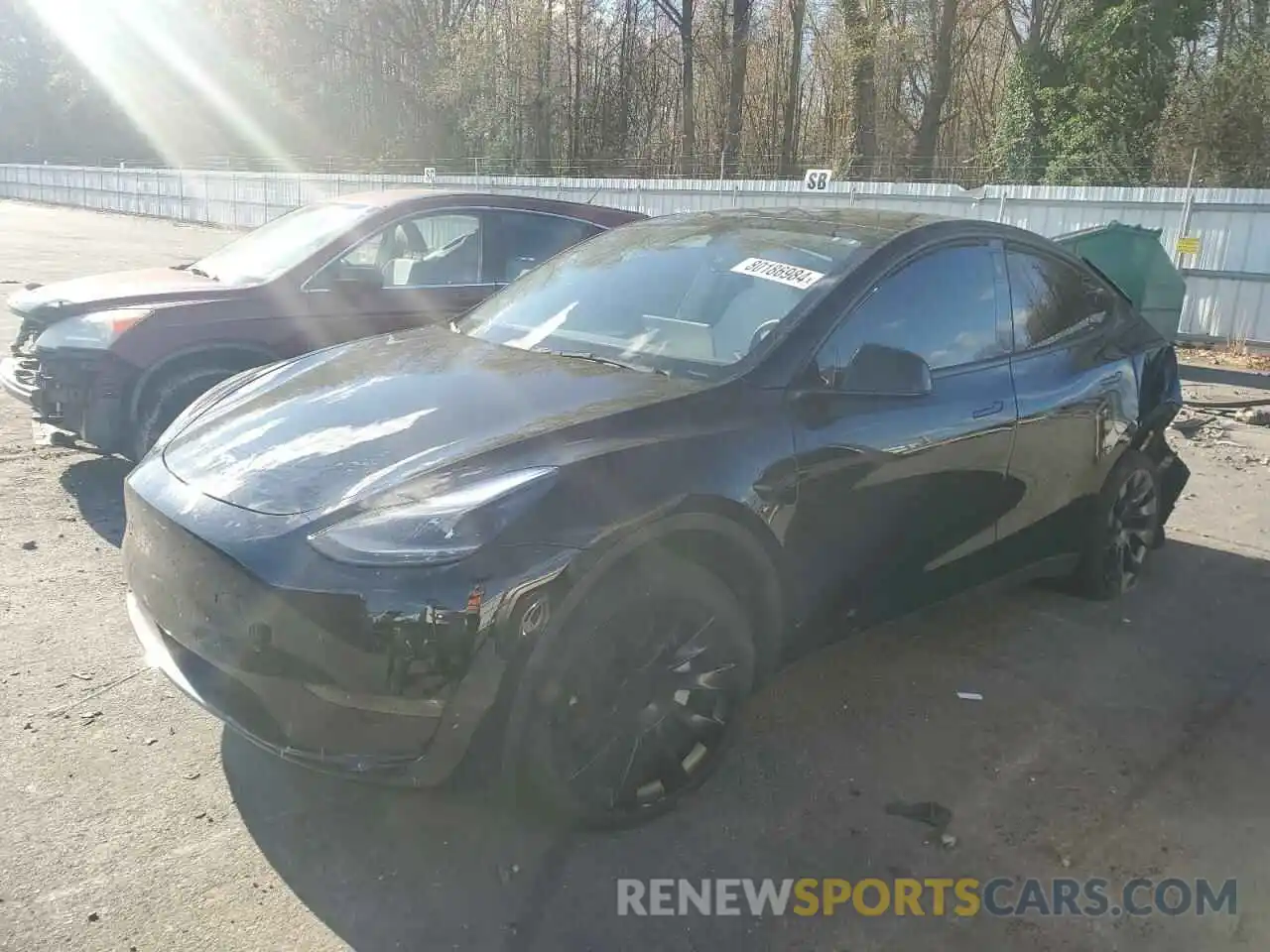 1 Photograph of a damaged car 7SAYGDEE1PF850759 TESLA MODEL Y 2023