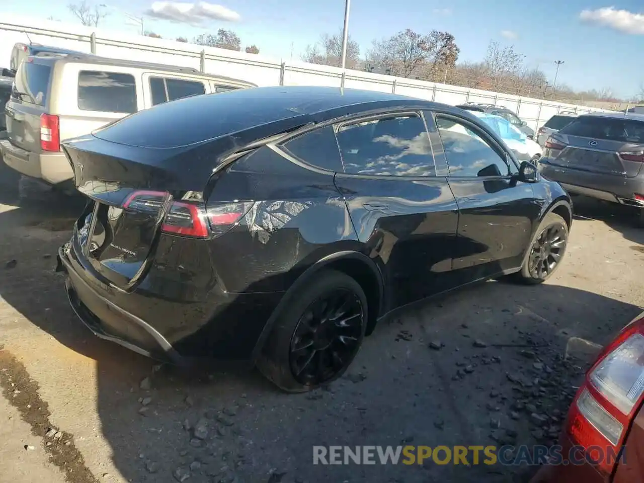 3 Photograph of a damaged car 7SAYGDEE1PF850759 TESLA MODEL Y 2023