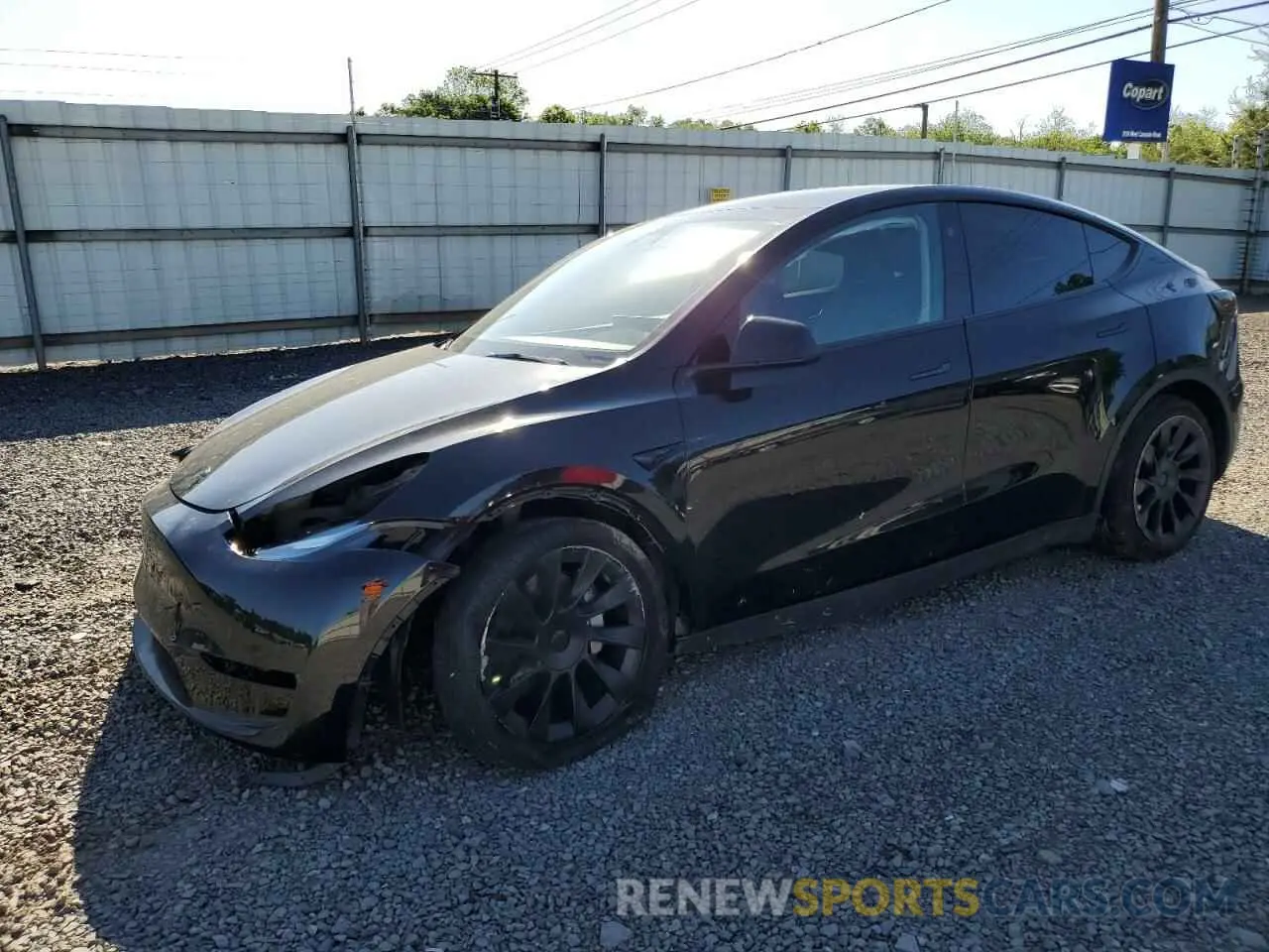 1 Photograph of a damaged car 7SAYGDEE1PF865195 TESLA MODEL Y 2023