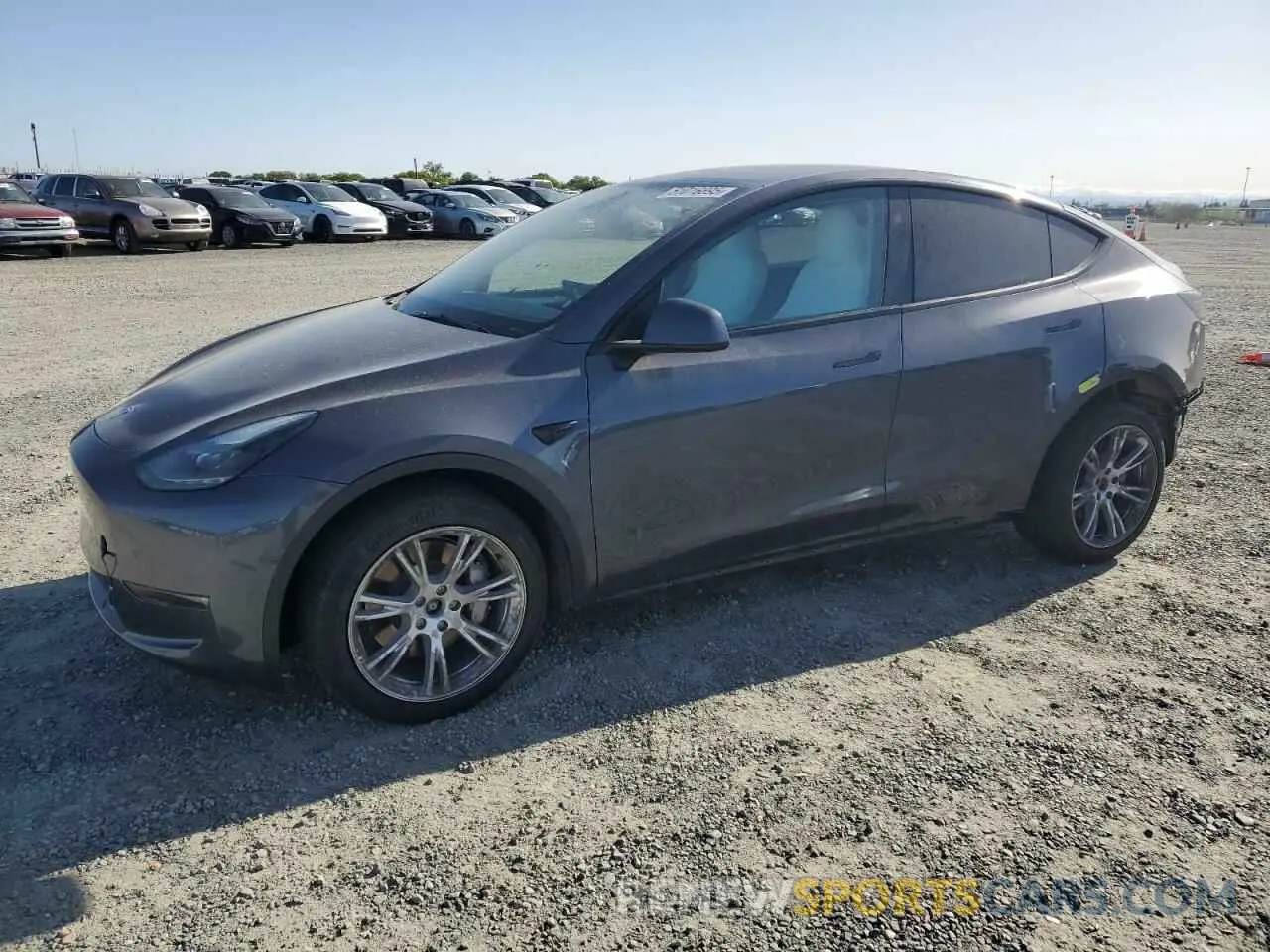 1 Photograph of a damaged car 7SAYGDEE1PF873698 TESLA MODEL Y 2023