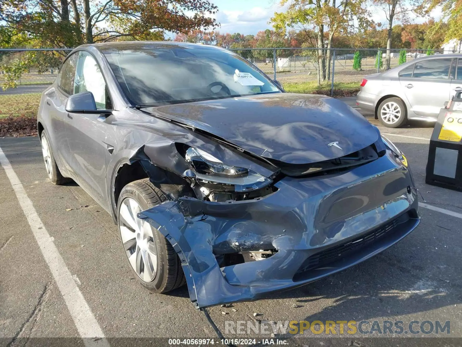 1 Photograph of a damaged car 7SAYGDEE1PF891960 TESLA MODEL Y 2023