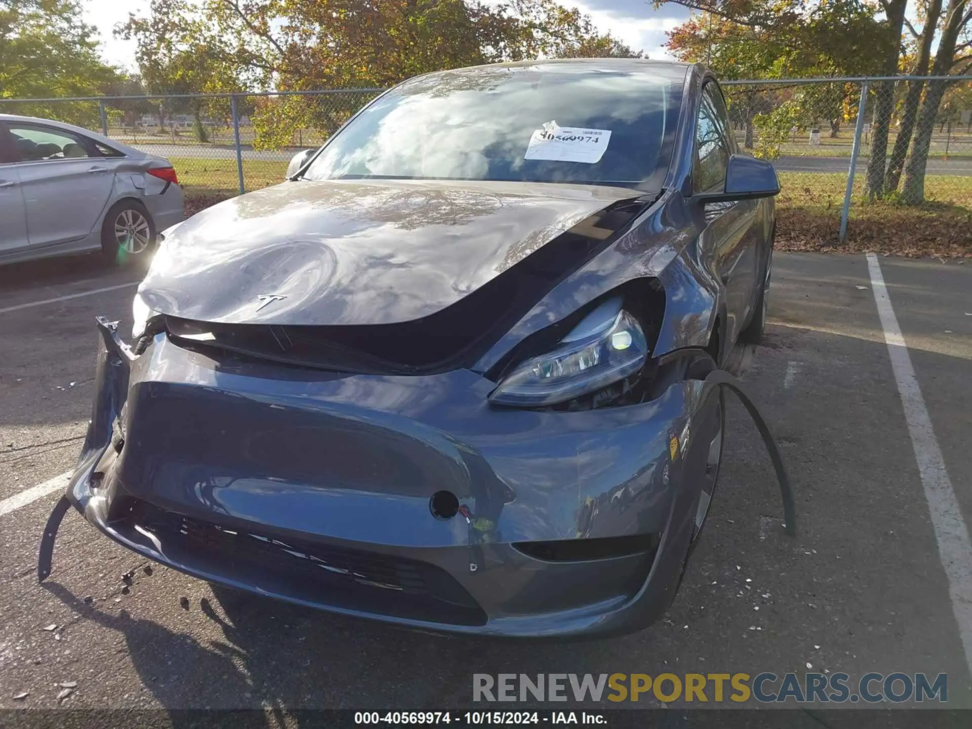 2 Photograph of a damaged car 7SAYGDEE1PF891960 TESLA MODEL Y 2023