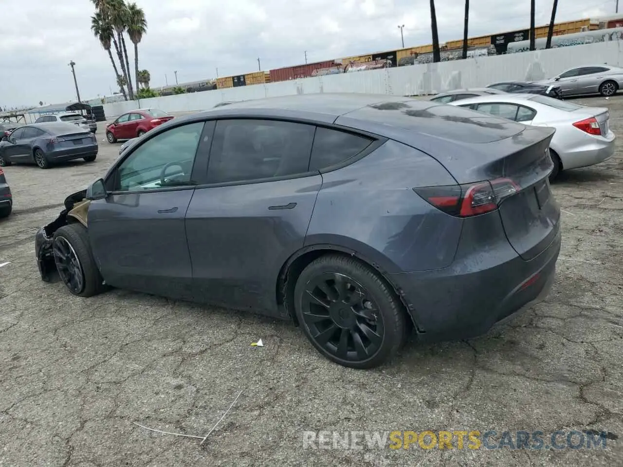 2 Photograph of a damaged car 7SAYGDEE1PF899301 TESLA MODEL Y 2023