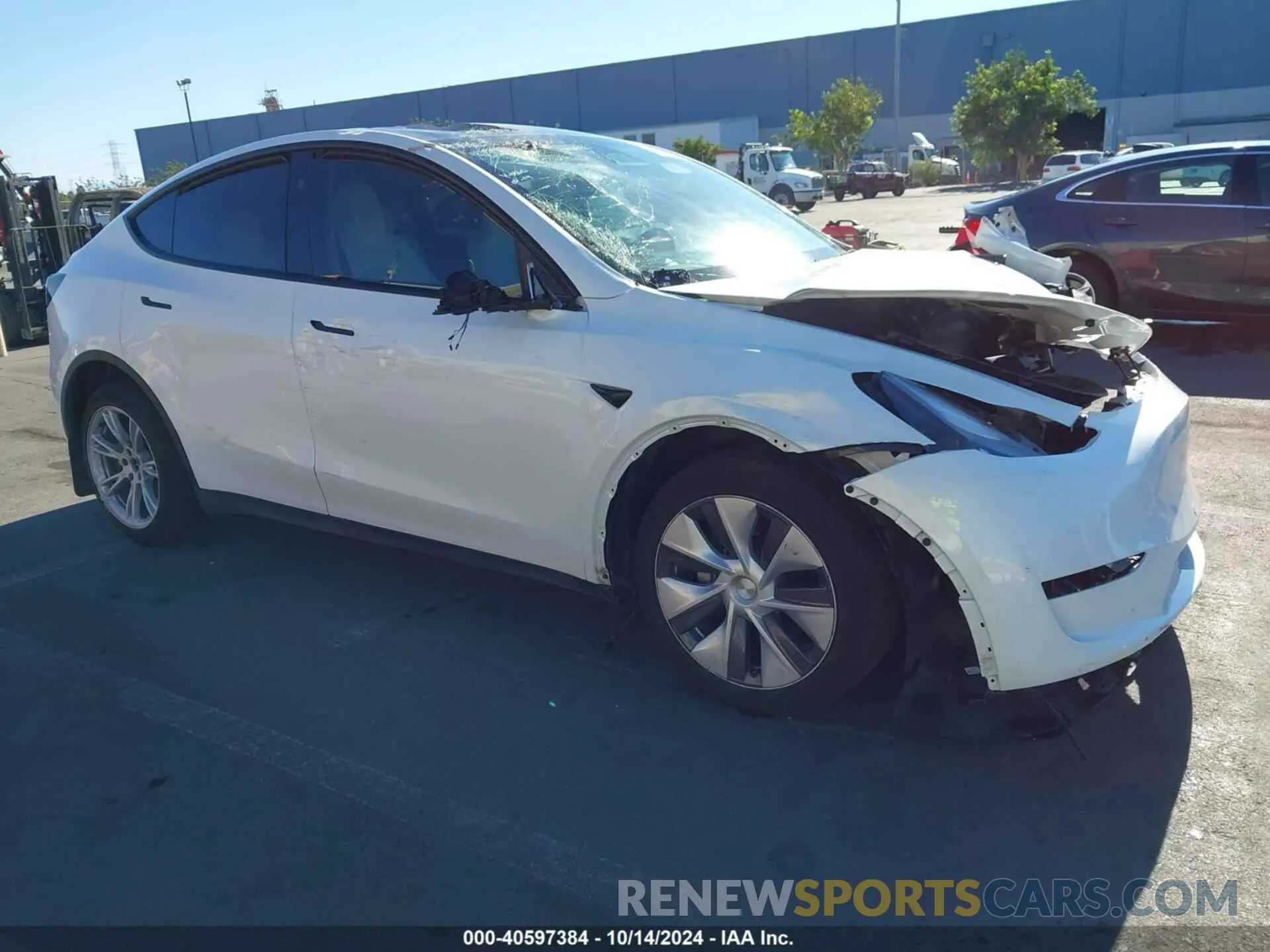 1 Photograph of a damaged car 7SAYGDEE1PF920924 TESLA MODEL Y 2023