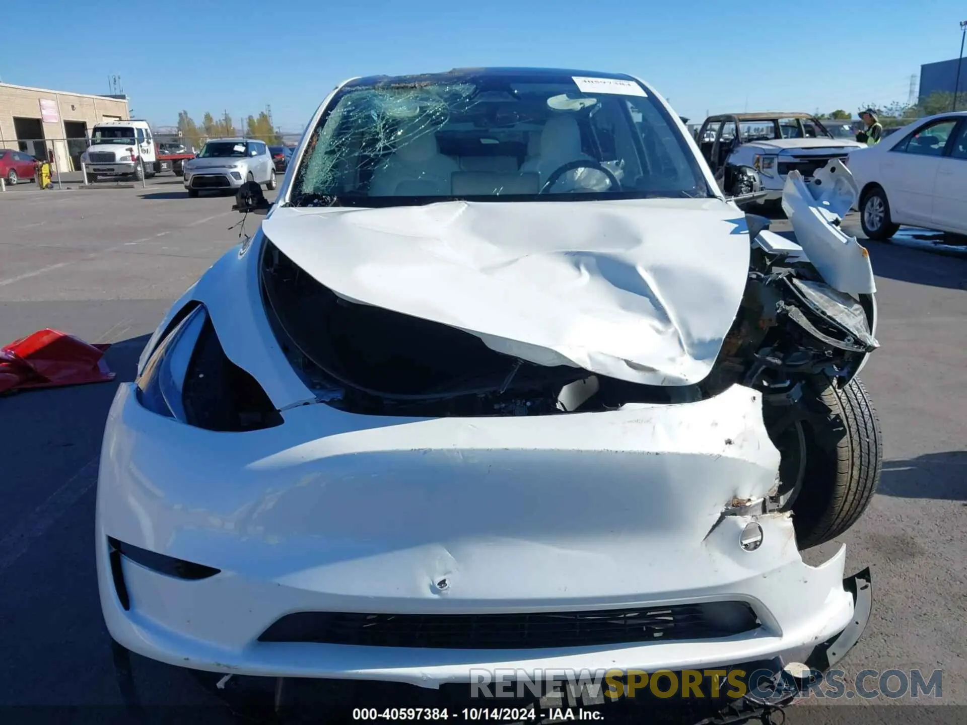 12 Photograph of a damaged car 7SAYGDEE1PF920924 TESLA MODEL Y 2023