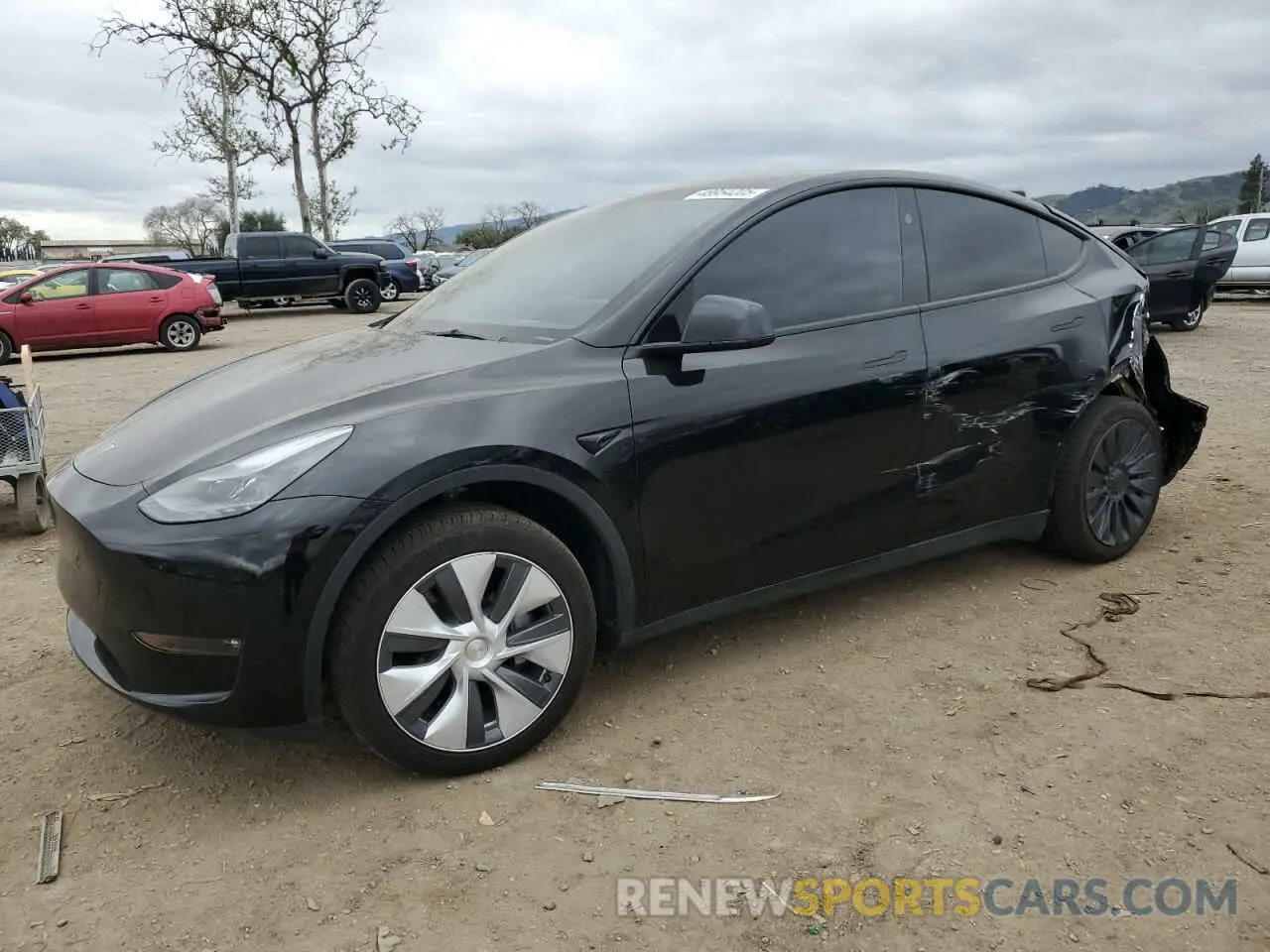 1 Photograph of a damaged car 7SAYGDEE1PF923998 TESLA MODEL Y 2023