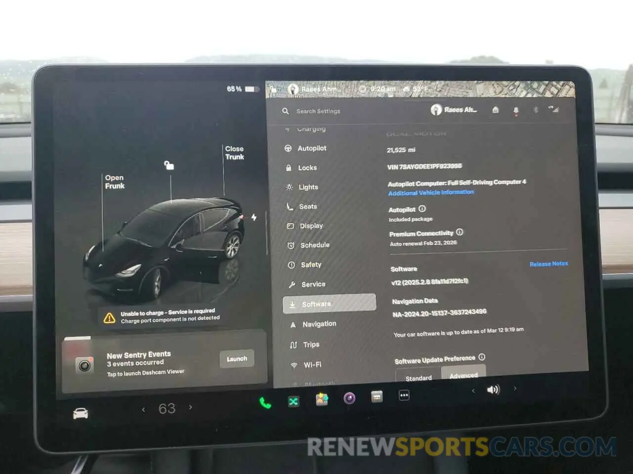 9 Photograph of a damaged car 7SAYGDEE1PF923998 TESLA MODEL Y 2023