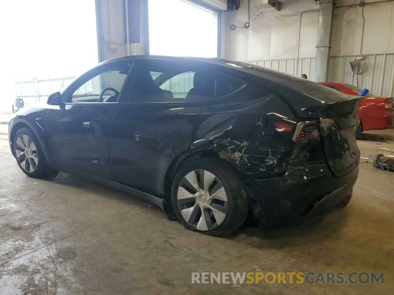 2 Photograph of a damaged car 7SAYGDEE1PF924245 TESLA MODEL Y 2023