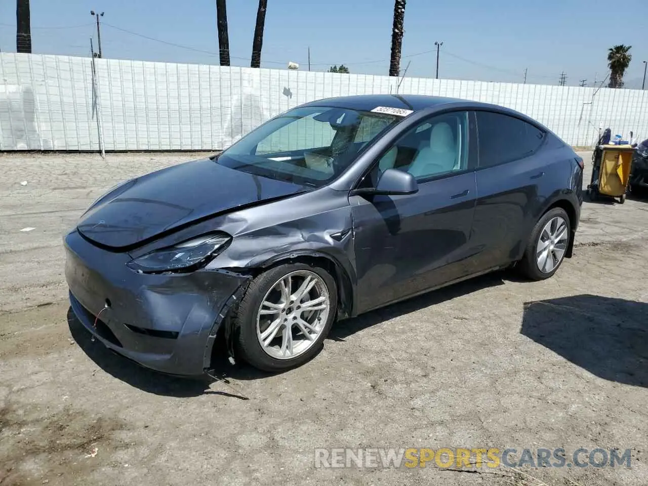 1 Photograph of a damaged car 7SAYGDEE1PF925931 TESLA MODEL Y 2023