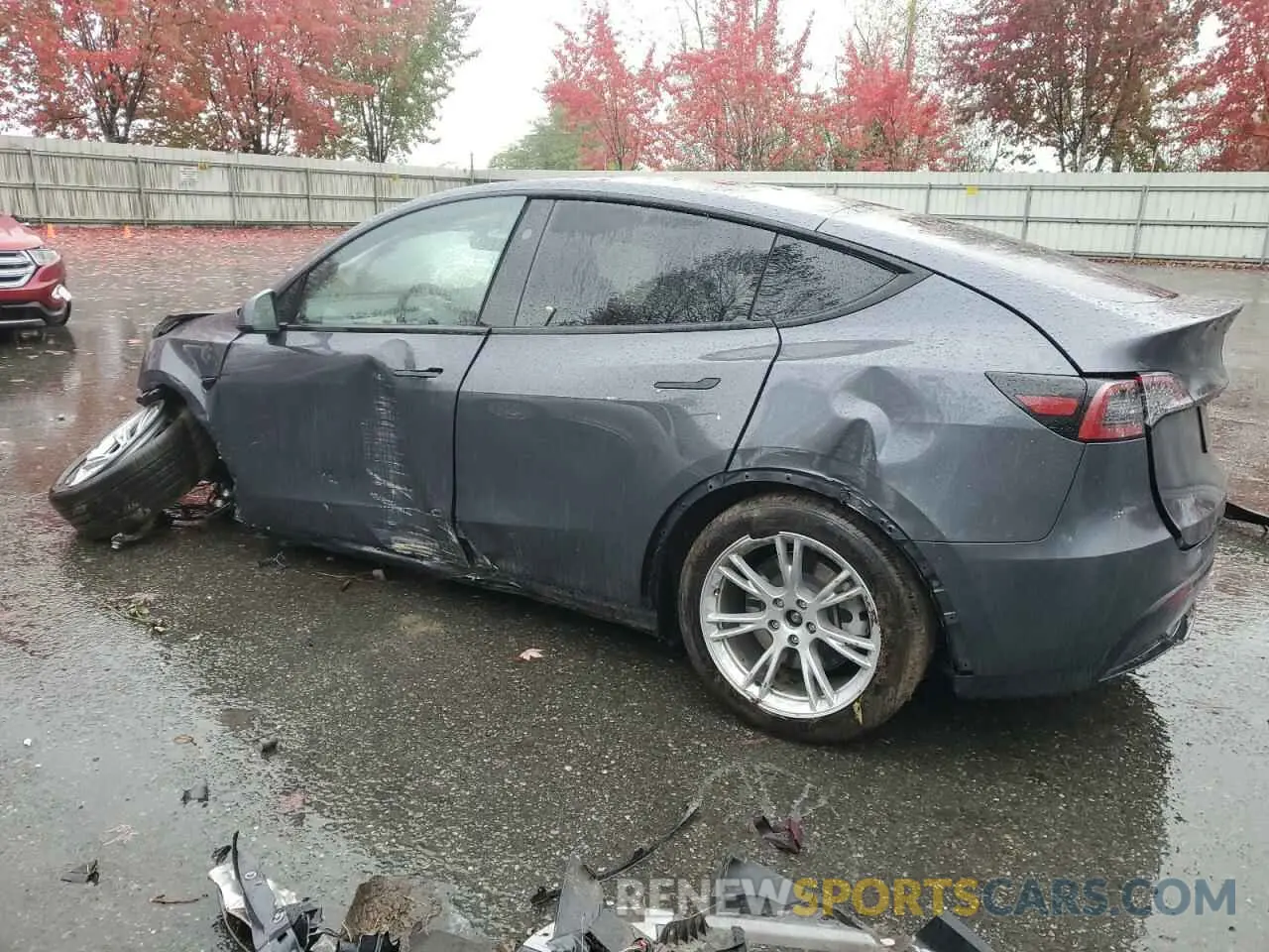 2 Photograph of a damaged car 7SAYGDEE1PF962378 TESLA MODEL Y 2023