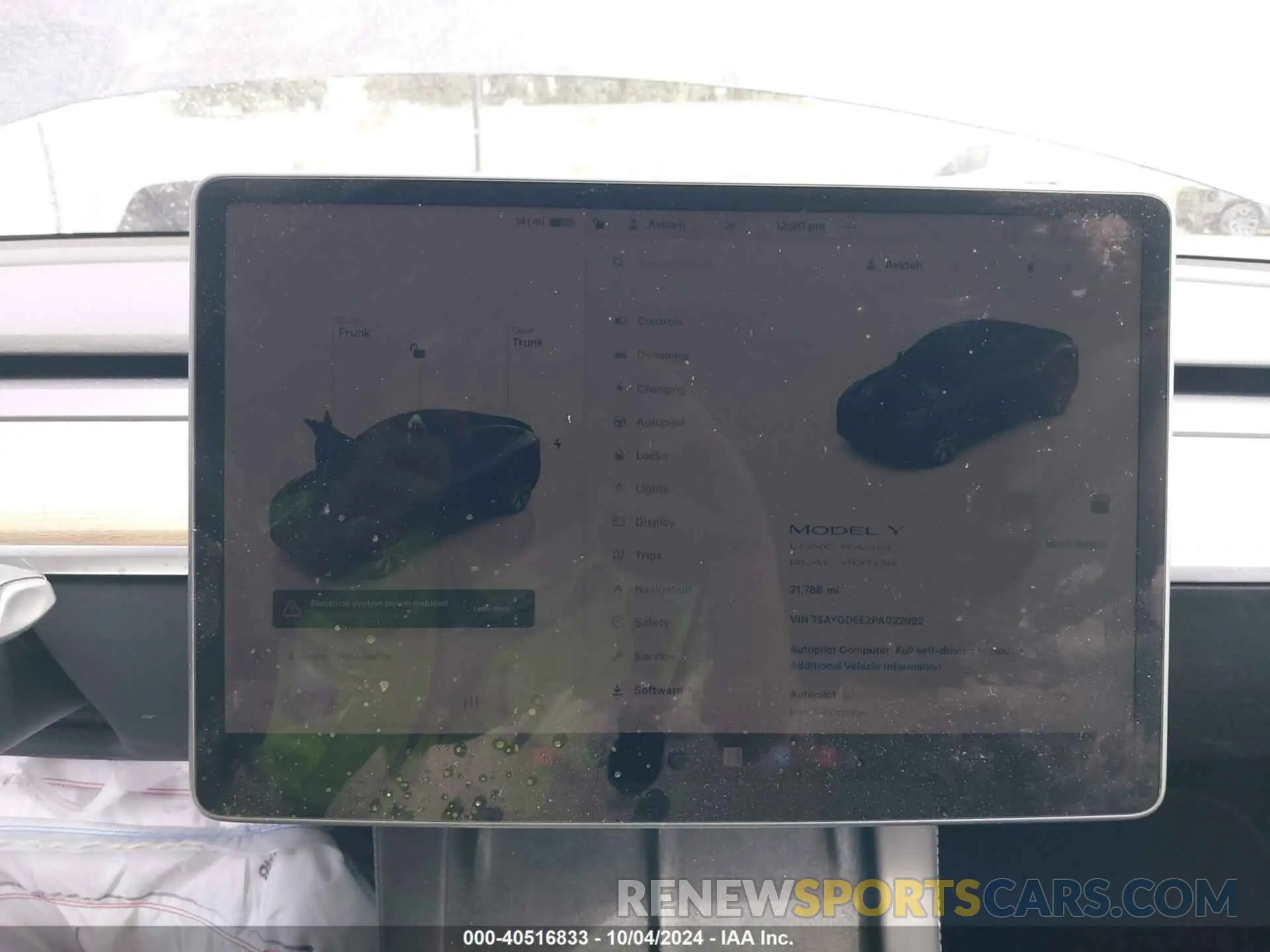 19 Photograph of a damaged car 7SAYGDEE2PA022992 TESLA MODEL Y 2023