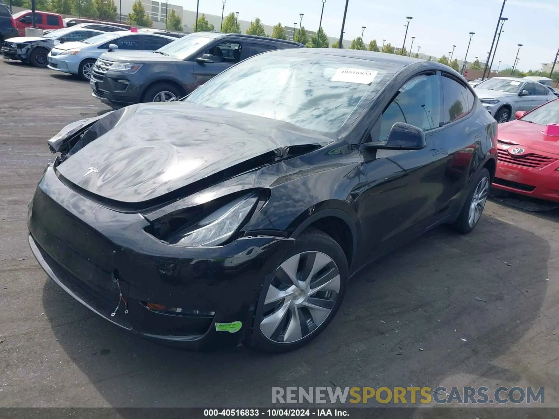 2 Photograph of a damaged car 7SAYGDEE2PA022992 TESLA MODEL Y 2023