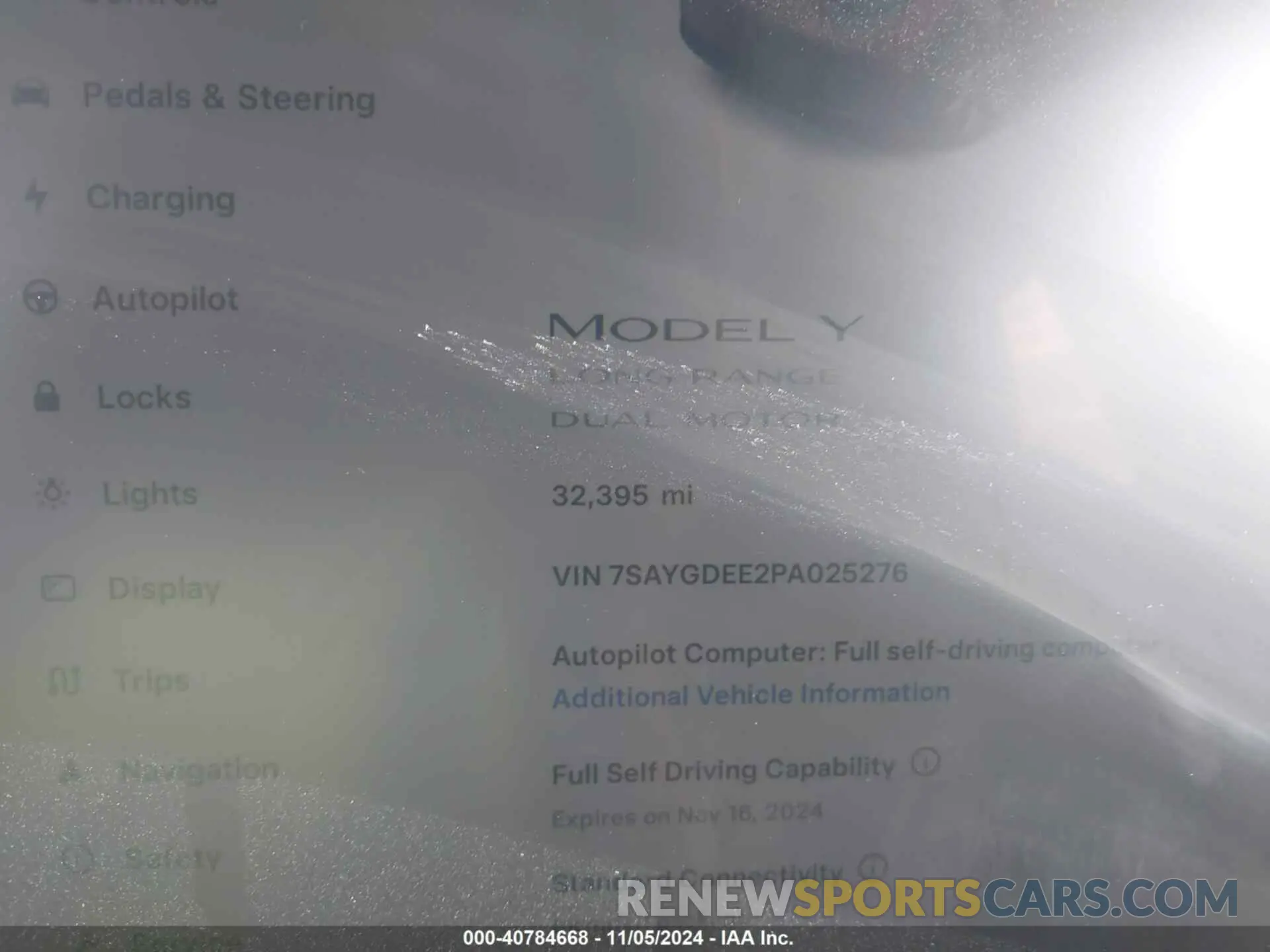 15 Photograph of a damaged car 7SAYGDEE2PA025276 TESLA MODEL Y 2023