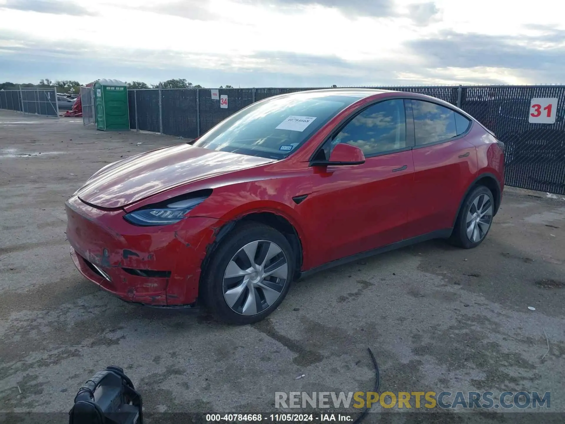 2 Photograph of a damaged car 7SAYGDEE2PA025276 TESLA MODEL Y 2023