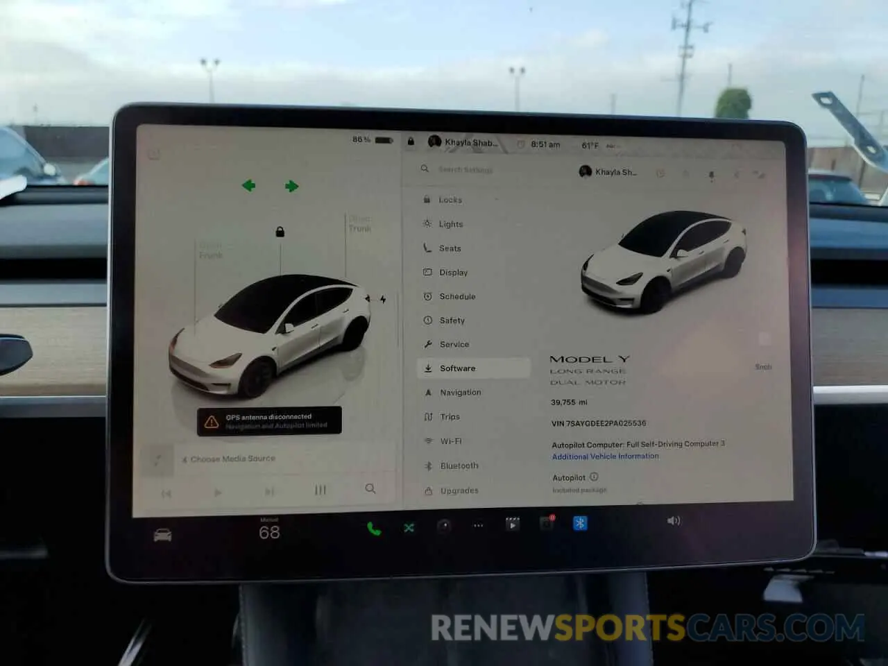 9 Photograph of a damaged car 7SAYGDEE2PA025536 TESLA MODEL Y 2023