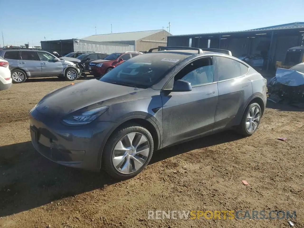 1 Photograph of a damaged car 7SAYGDEE2PA032938 TESLA MODEL Y 2023