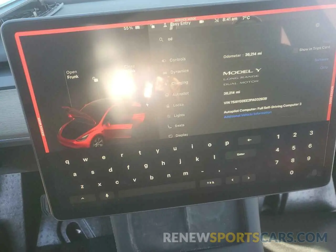 9 Photograph of a damaged car 7SAYGDEE2PA032938 TESLA MODEL Y 2023