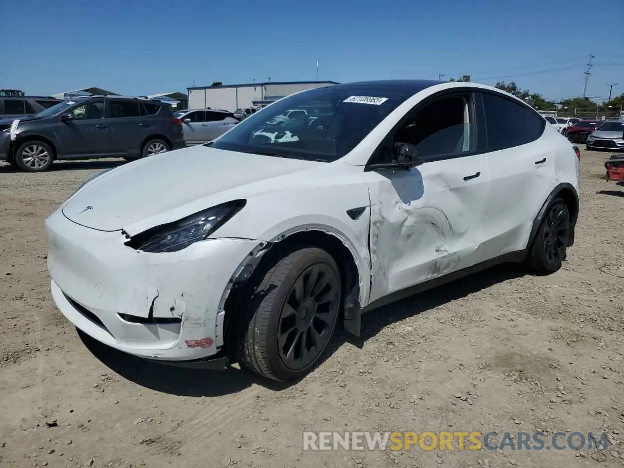 1 Photograph of a damaged car 7SAYGDEE2PA061792 TESLA MODEL Y 2023