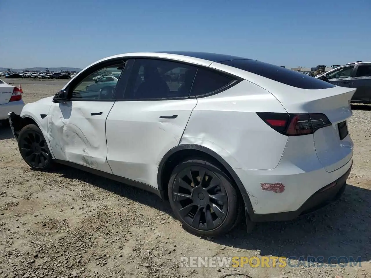 2 Photograph of a damaged car 7SAYGDEE2PA061792 TESLA MODEL Y 2023