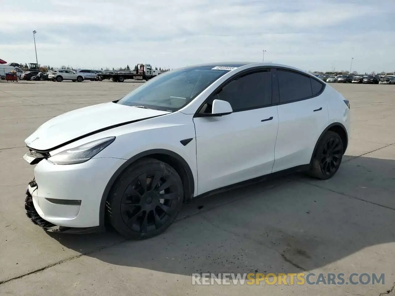 1 Photograph of a damaged car 7SAYGDEE2PA065048 TESLA MODEL Y 2023