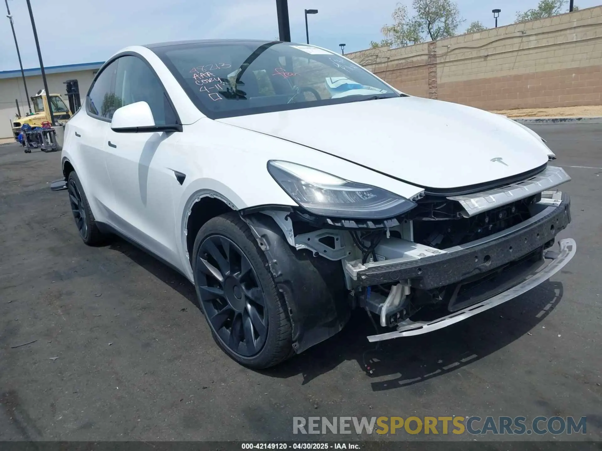 1 Photograph of a damaged car 7SAYGDEE2PA071609 TESLA MODEL Y 2023
