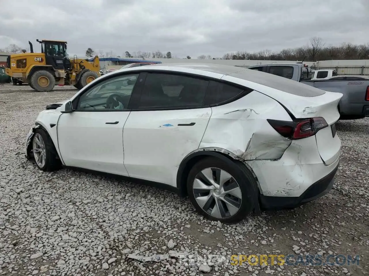2 Photograph of a damaged car 7SAYGDEE2PA083128 TESLA MODEL Y 2023