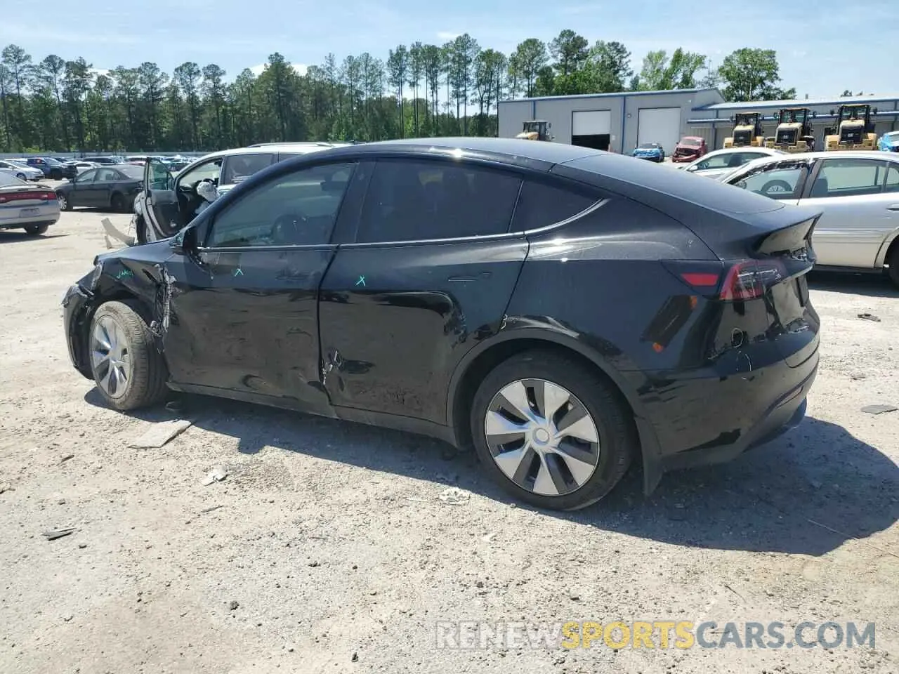 2 Photograph of a damaged car 7SAYGDEE2PA084828 TESLA MODEL Y 2023