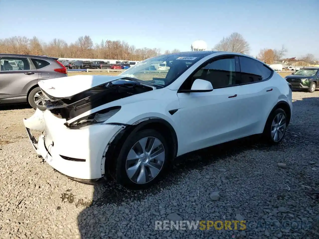 1 Photograph of a damaged car 7SAYGDEE2PA095375 TESLA MODEL Y 2023