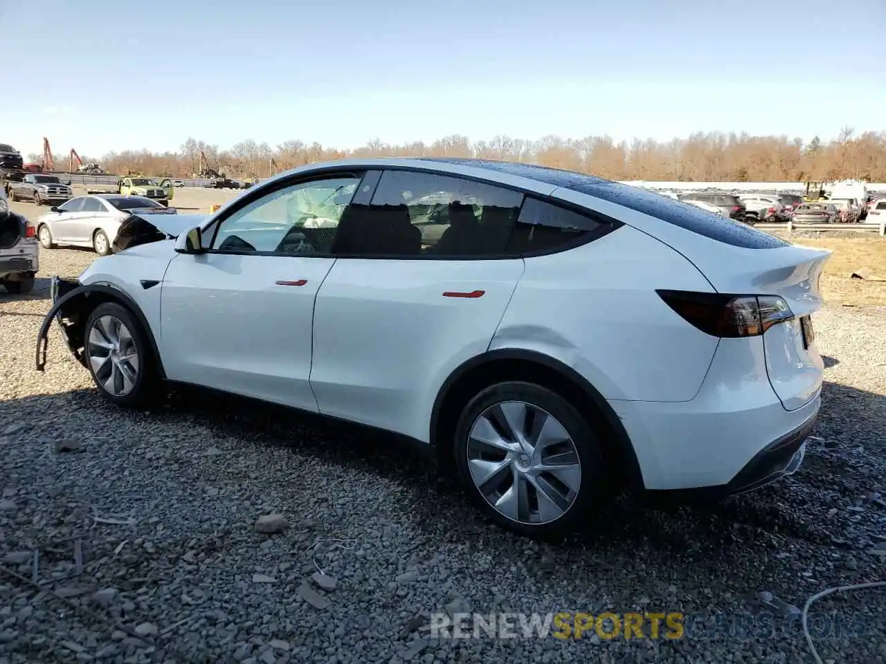 2 Photograph of a damaged car 7SAYGDEE2PA095375 TESLA MODEL Y 2023