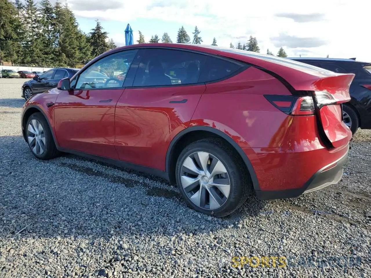 2 Photograph of a damaged car 7SAYGDEE2PA103037 TESLA MODEL Y 2023