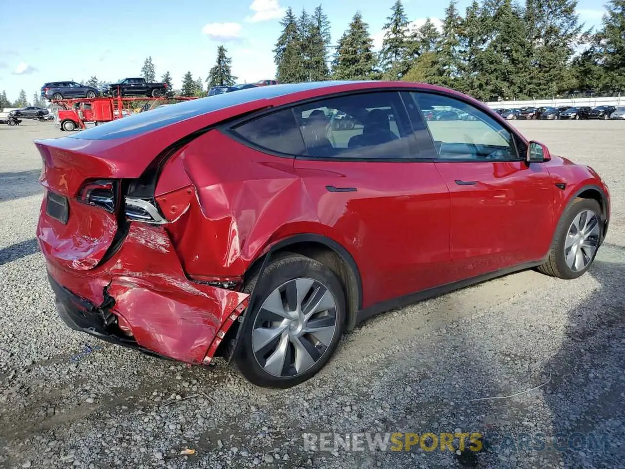 3 Photograph of a damaged car 7SAYGDEE2PA103037 TESLA MODEL Y 2023