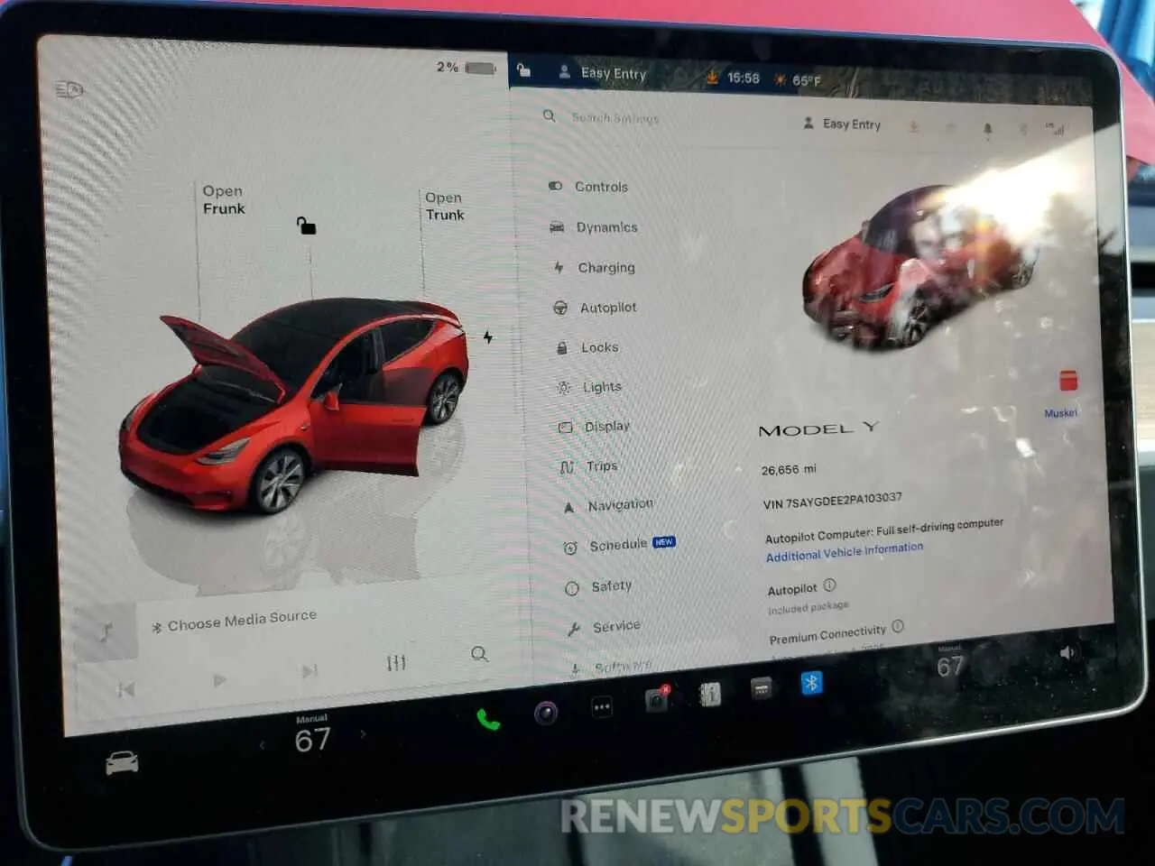 9 Photograph of a damaged car 7SAYGDEE2PA103037 TESLA MODEL Y 2023