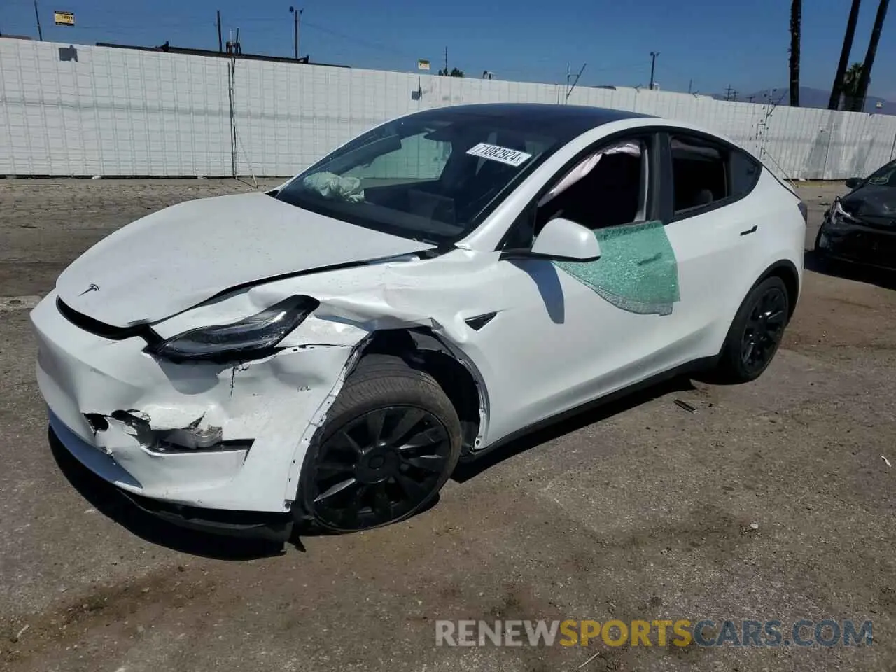 1 Photograph of a damaged car 7SAYGDEE2PA108383 TESLA MODEL Y 2023