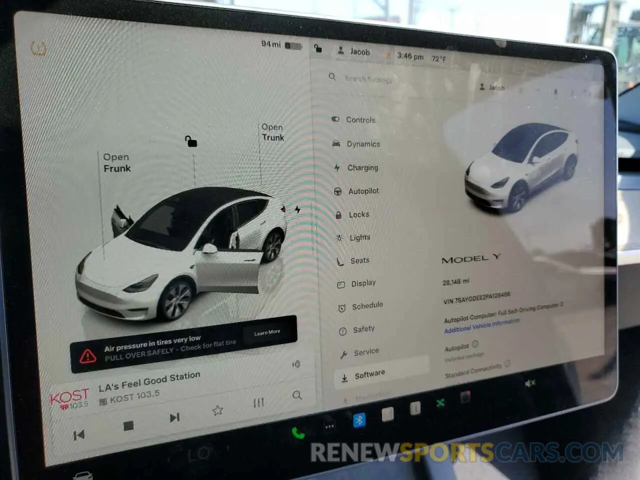 9 Photograph of a damaged car 7SAYGDEE2PA128486 TESLA MODEL Y 2023