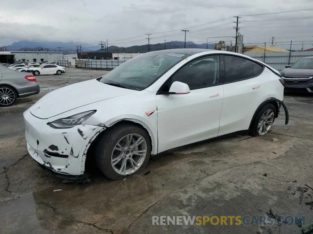 1 Photograph of a damaged car 7SAYGDEE2PA148155 TESLA MODEL Y 2023