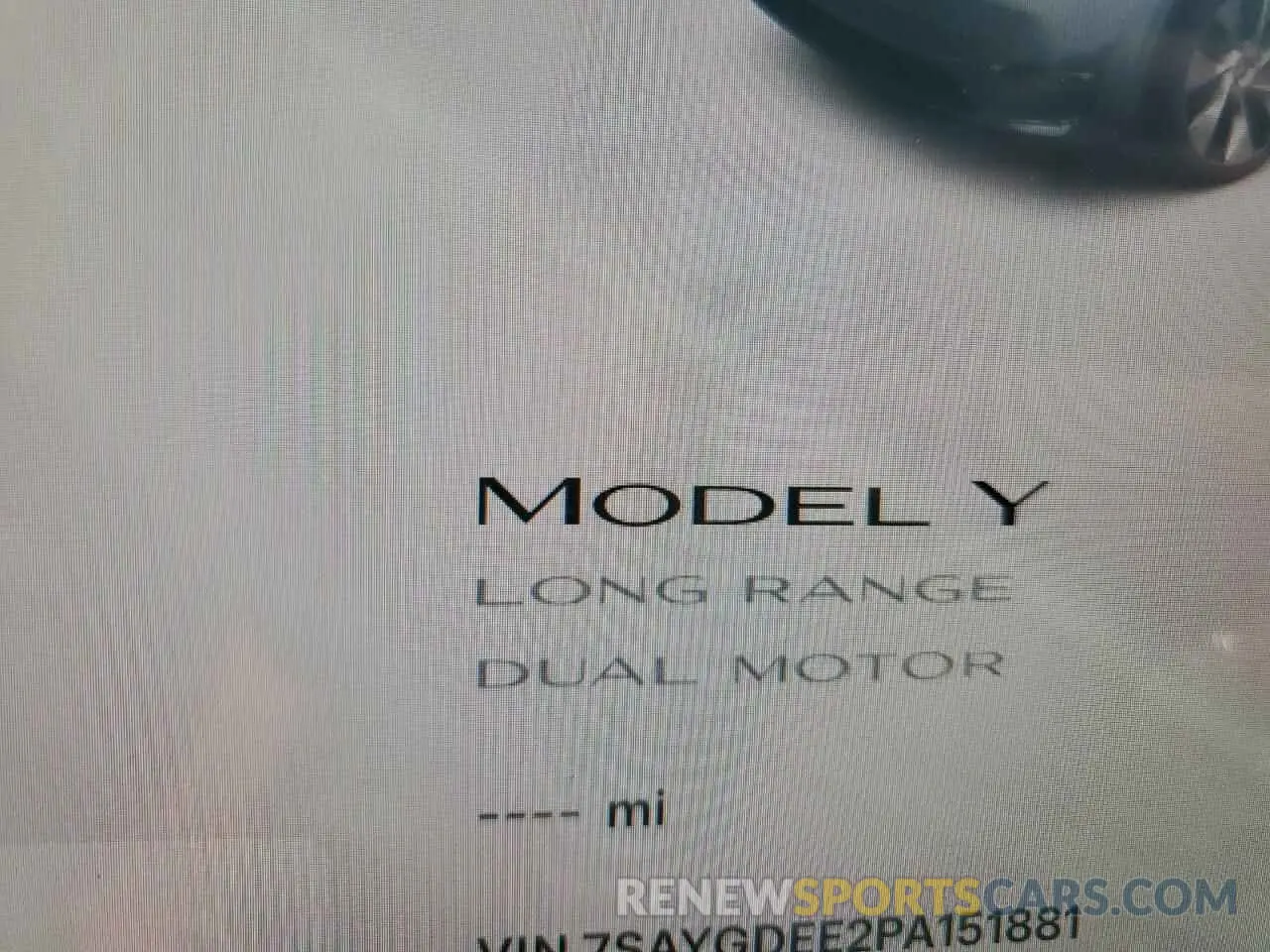 9 Photograph of a damaged car 7SAYGDEE2PA151881 TESLA MODEL Y 2023