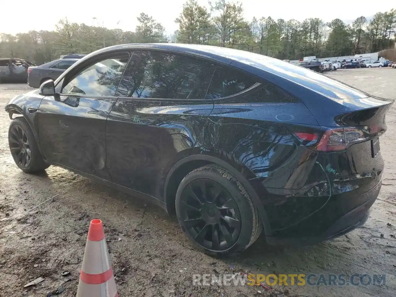 2 Photograph of a damaged car 7SAYGDEE2PA155056 TESLA MODEL Y 2023